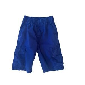 Boys Children’s Place Cotton Cargo Shorts Blue Great Condition Size 8 SLIM